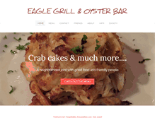 Tablet Screenshot of eagle-grill.com